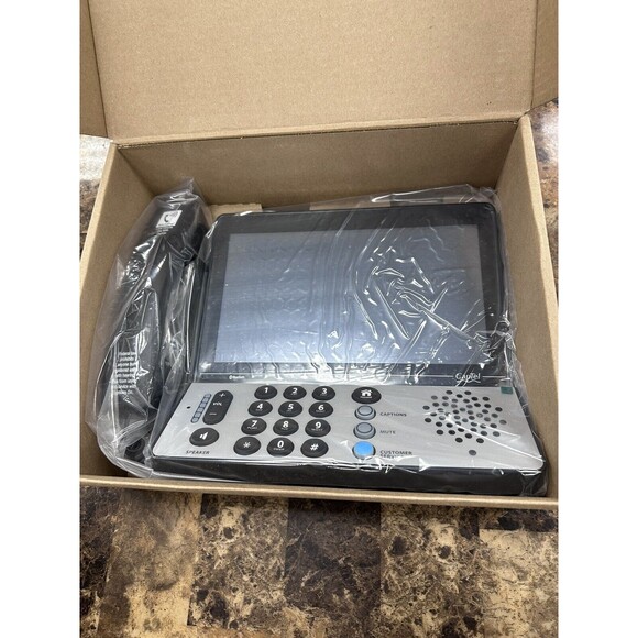 CapTel 2400isp Touch Screen Caption Telephone Ultratec NEW IN BOX - Picture 5 of 5
